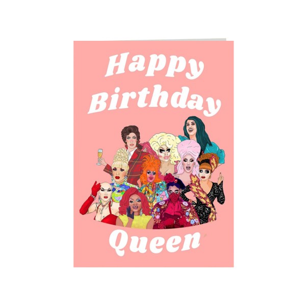 The Queer Store - Поздравителна картичка "Честит рожден ден, кралице!" 1